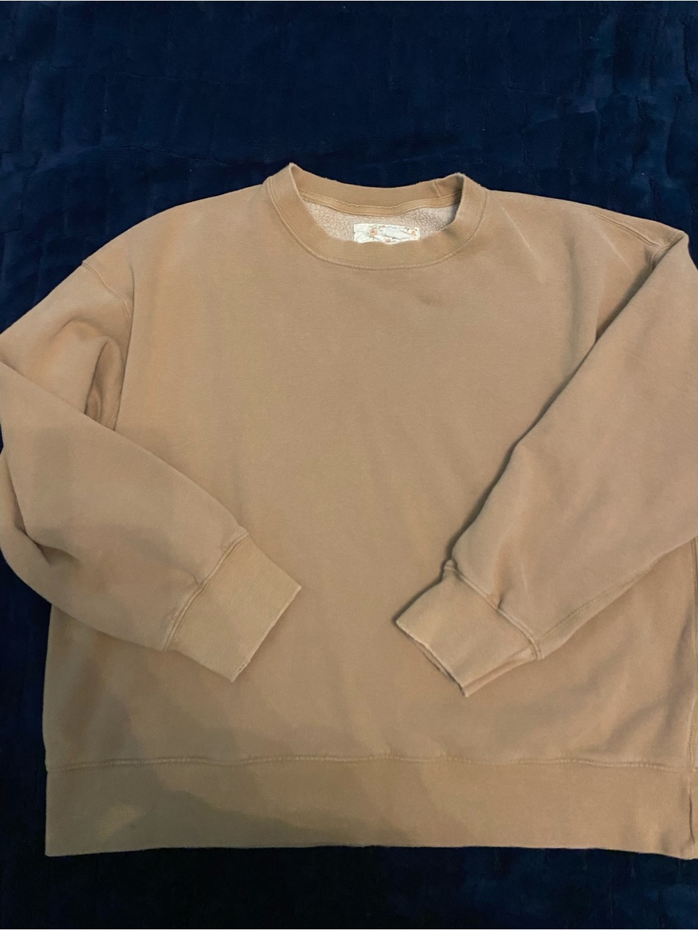 American Eagle Outfitters Tan Crewneck Sweatshirt